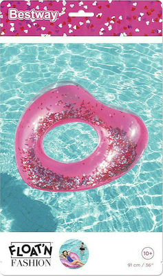 Bestway Umbrelă umflabilă pentru piscină Roz cu sclipici 91cm