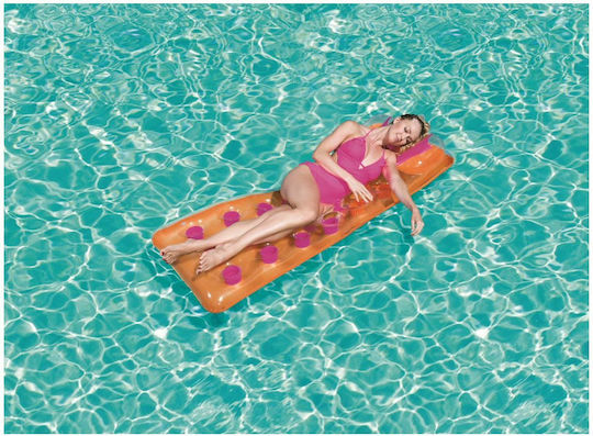 Bestway Inflatable Pool Mattress Orange 188x71cm