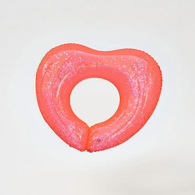 Sunnylife Mini Heart Kids Inflatable Floating Ring Pink