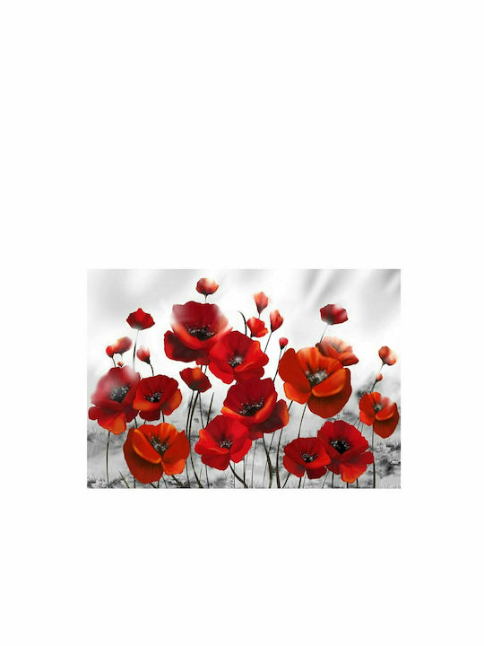 Fototapet de Perete 250x175cm Poppies in the Moonlight Tesatura