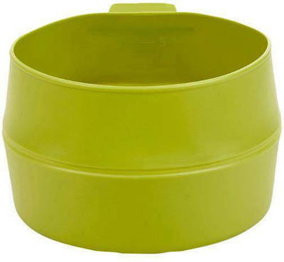 Mil-Tec Wildo Fold-A-Cup Glass for Camping Folding Mug Lime 600 ml