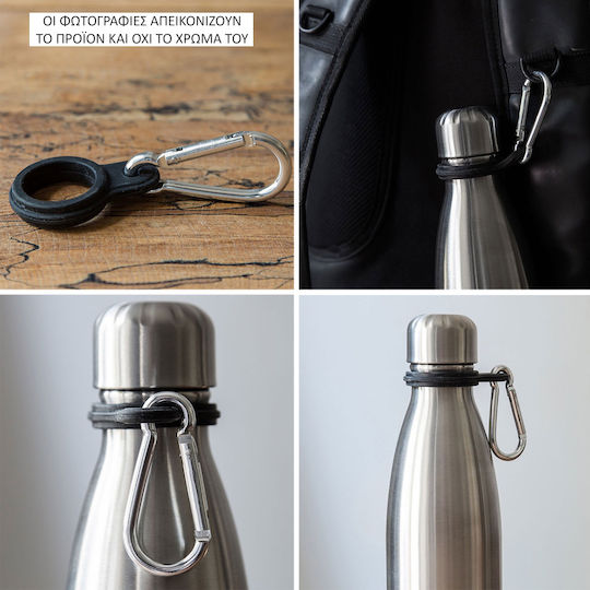 Chilly's Carabiner Hook for Thermos 500ml Aluminum Red