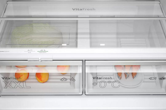 Bosch Side-by-Side Refrigerator 605lt Total NoFrost H183xW91xD73.1cm Black KFN96AXEA