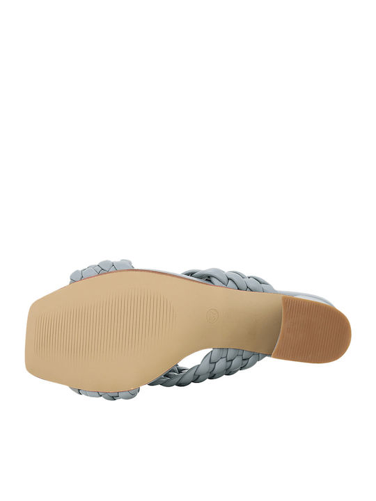 Damen Sandalen Hellblaue
