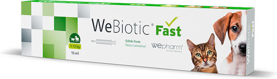 Wepharm WeBiotic Fast Paste Dietary Supplement for Dogs and Cats 30ml for Gastrointestinal Disorders