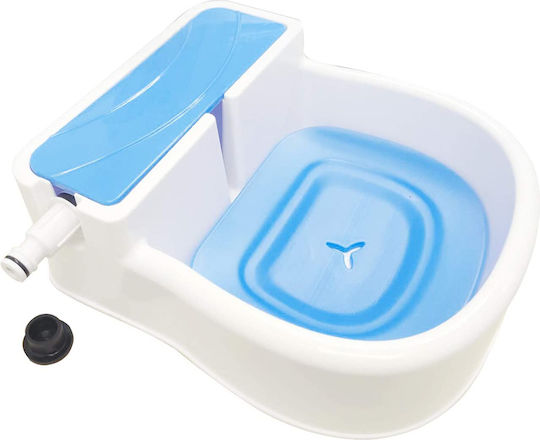 All For Paws Garden Automatic Plastic Waterer / Fountain for Dog & Cat 1.5lt in White Color