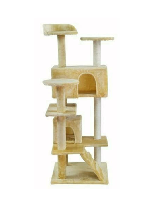 Malatec Scratching Post Cat Trees Beige 5 levels 49x49x133cm
