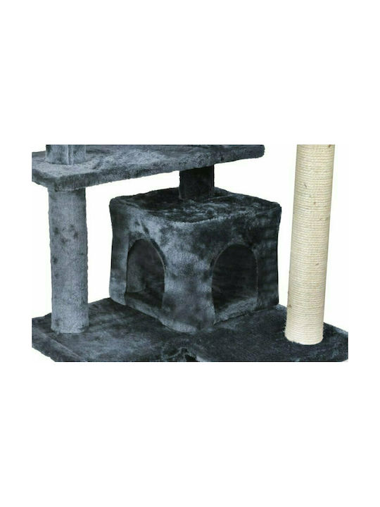 Malatec Ονυχοδρόμιο Γατόδεντρο Γκρι 7 επιπέδων 49x49x120εκ.