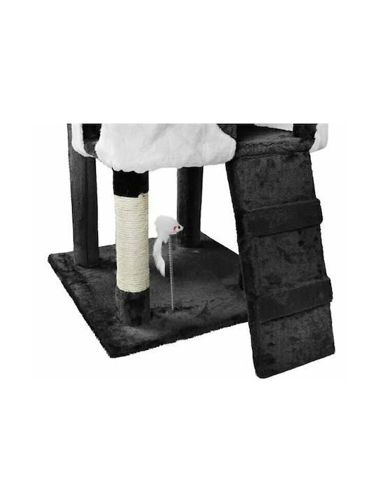 Scratching Post Cat Trees Black 5 levels 49x49x170cm