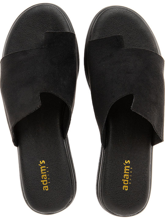 Flache Sandalen für Damen Anatomisch in Schwarz Farbe