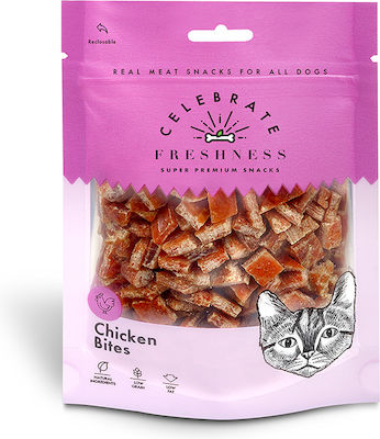 Celebrate Freshness Chicken Bites Cats Snack Treats with Chicken for Adult Cats 50gr 84080