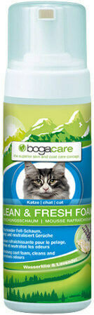 Bogacare Katzenshampoo Clean & Fresh Schaum