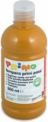 Primo Brillante Tempera Colour Paint Bottle 500ml Yellow