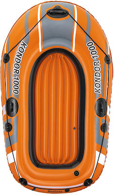 Bestway Kondor 1000 Inflatable Boat for 1 Adult with Paddles & Pump 155x93cm