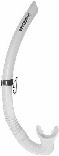Beuchat Spy Snorkel White with Silicone Mouthpiece