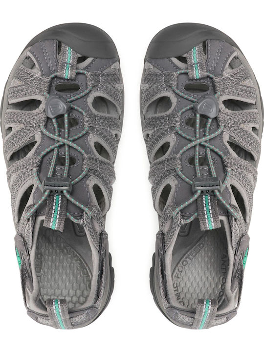 Whisper Γυναικεία Σανδάλια Sporty Γκρι
