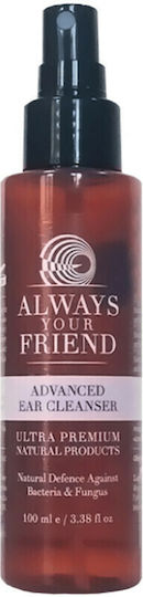 Always Your Friend Advanced Ear Cleanser Spray για Καθαρισμό Αυτιών Σκύλου 100ml
