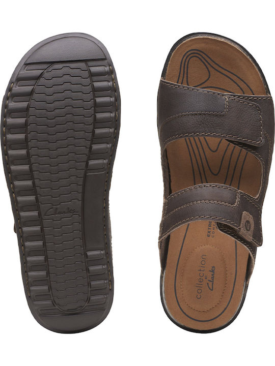Crestview Easy Leder Herrensandalen in Braun Farbe