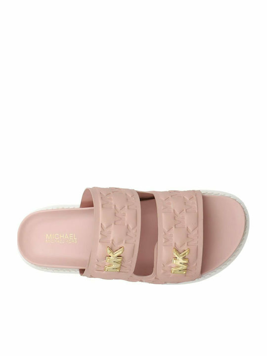 Puffy Sandale Casual Damă De Piele Roz