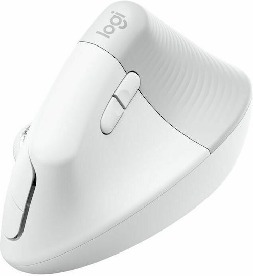 Logitech Lift for Business Ασύρματο Εργονομικό Bluetooth Vertical Ποντίκι Off-White