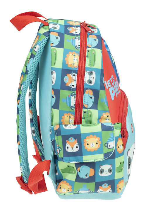 Fisher Price Mini Monkey School Bag Backpack Kindergarten in Red color