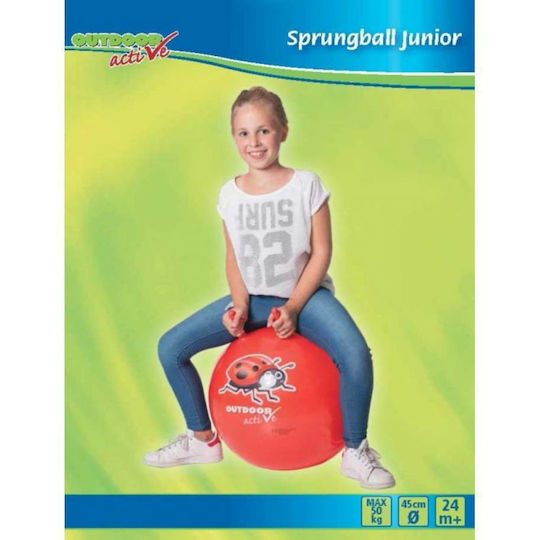 Vedes Hoppers Ball Outdoor Active Sprungball for 1+ Years Orange 45cm