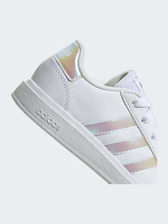 Grand Court GRAND COURT 2.0 K Kids Sneakers Cloud White / Iridescent