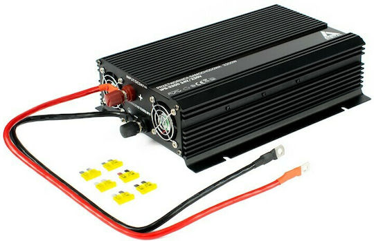 Azo Digital AZO Digital Car Inverter Modified Sinewave 144W to Converter 12V DC in 230V AC