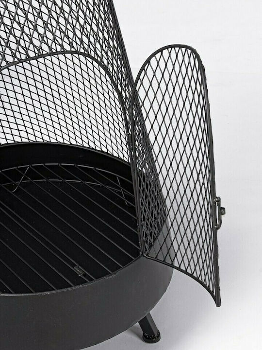 Bizzotto Firepit Efesto Black 50x50x138cm