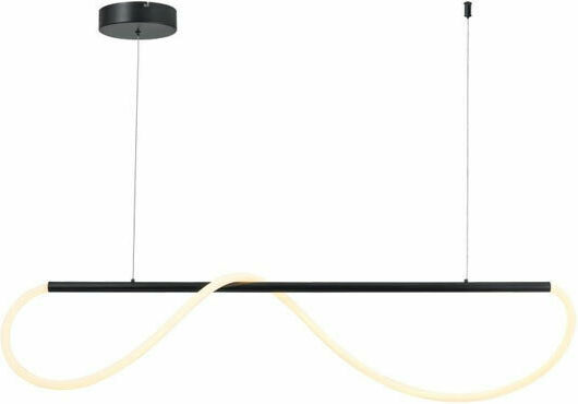 Aca Kyma Pendant Light Black Rail 120x6x210cm