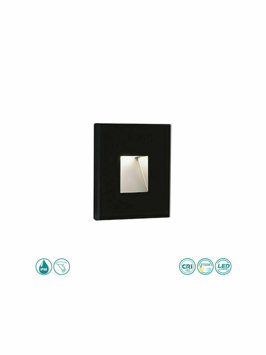 Faro Barcelona Dart Wall-Mounted Outdoor Ceiling Light LED IP65 2W 8x8εκ.