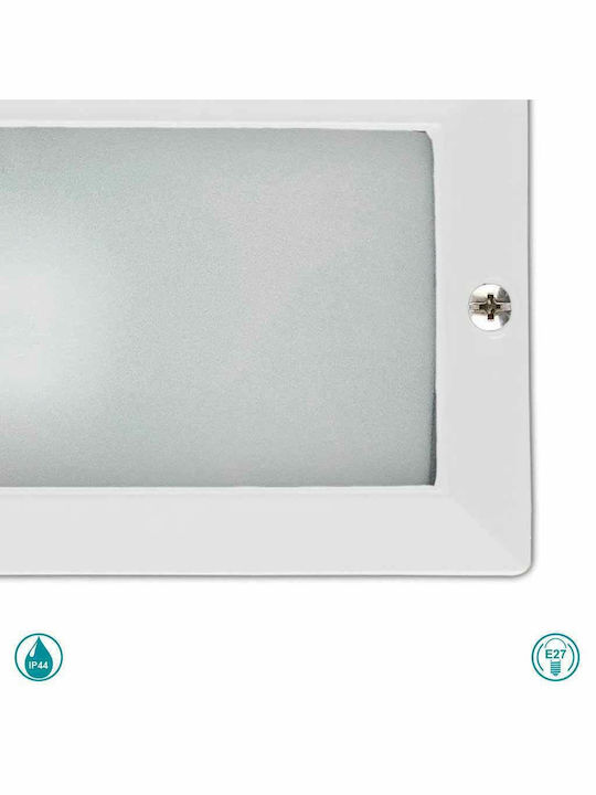 Faro Barcelona Liso Wall-Mounted Outdoor Ceiling Light E27 IP44 23.3x10εκ.