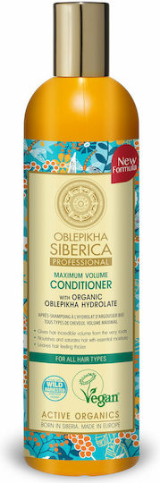 Natura Siberica Oblepikha Conditioner Όγκου για Όλους τους Τύπους Μαλλιών 400ml