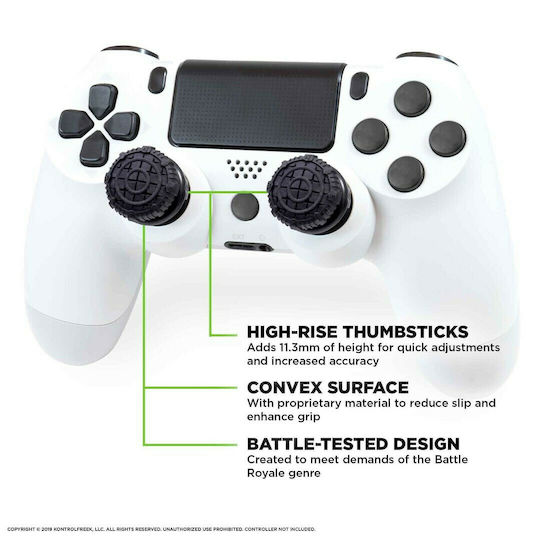 KontrolFreek FPS Freek Nightfall Thumb Grips για PS4 / PS5 σε Μαύρο χρώμα
