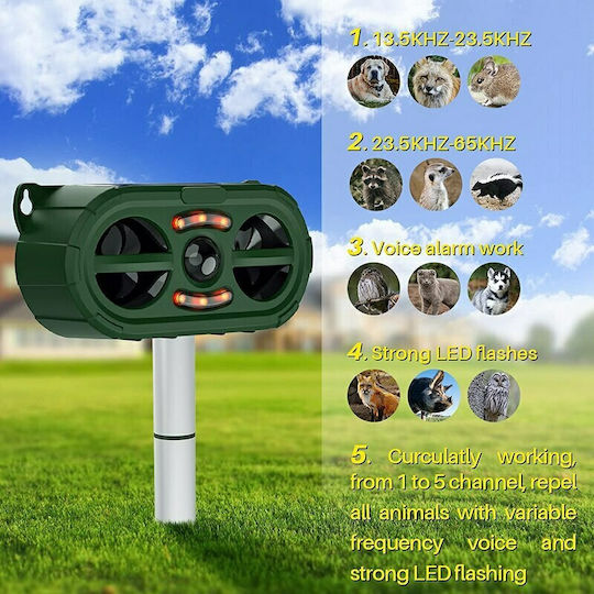 Bird And Rodent Repellent Solar Powered