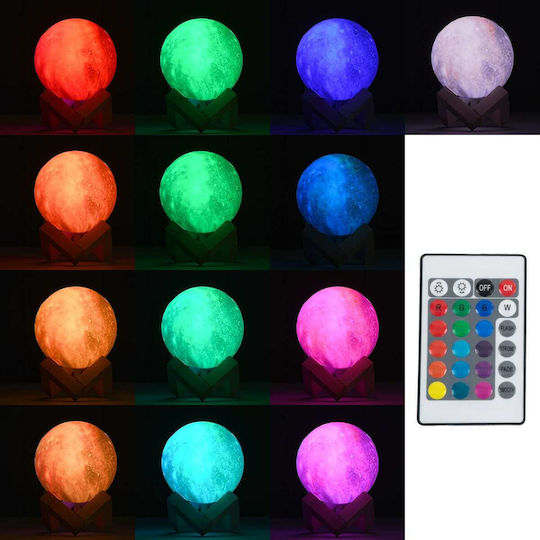 GloboStar Callisto Decorative Lamp Moon Light Multicolour
