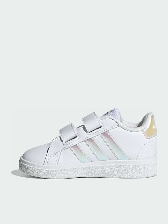 Grand Court GRAND COURT 2.0 Kids Sneakers with Scratch Cloud White / Iridescent