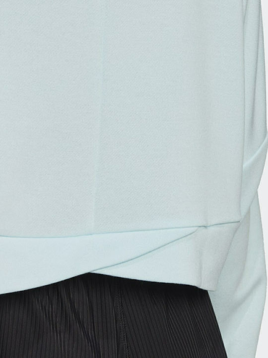 Aeroready Studio Long Women's Sweatshirt Light Blue