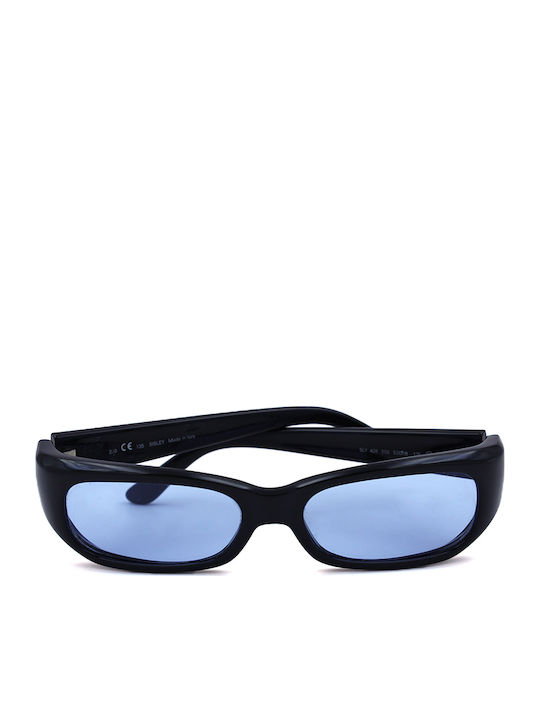 Sisley Ochelari de soare Μαύρα cu Cadru & Albastru Lentilă