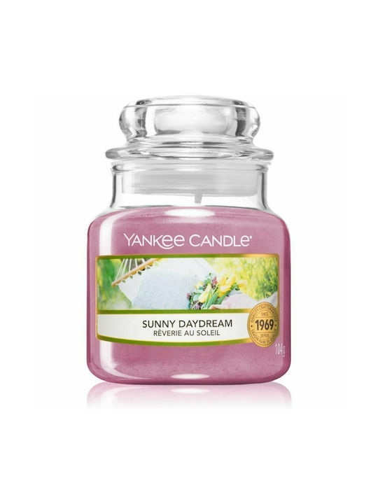 Yankee Candle Duftkerze Gefäß mit Duft Sonniger Tagtraum Rosa 104gr 1Stück