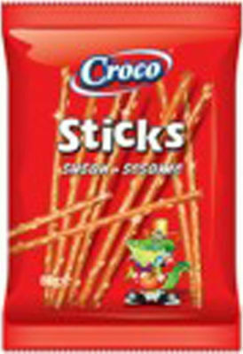 Croco Crackers Sticks Salt 1x250gr