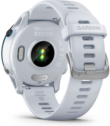 Garmin Forerunner 255 Music 46mm Αδιάβροχο Smartwatch με Παλμογράφο (Whitestone)