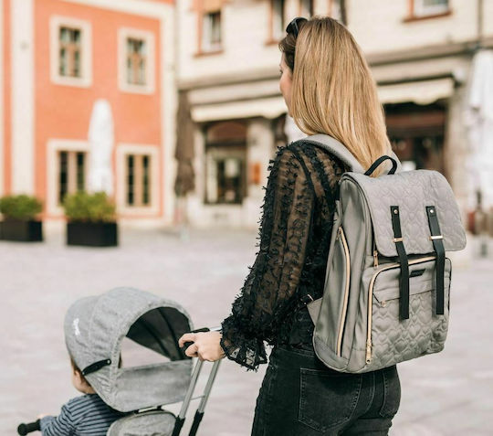 FreeOn Shoulder/Hand Diaper Bag Mommy Rules Black 38x28x21cm.