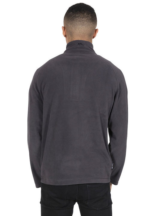 Trespass Blackford Men's Long Sleeve Blouse with Zipper Dark Grey