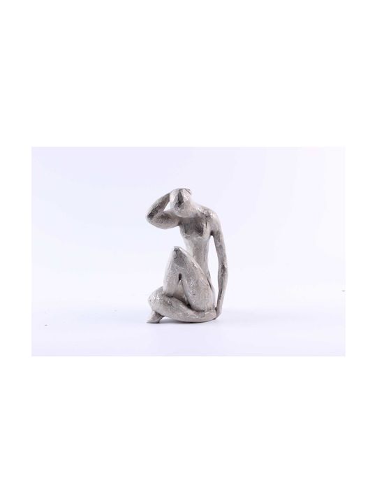 InTheBox Decorative Statuette Polyresin Poza 2 in Silver 14x10x21cm 1pcs