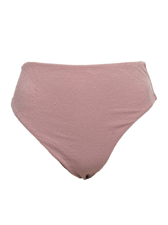 Cassandra Bikini Slip High Waist Pink