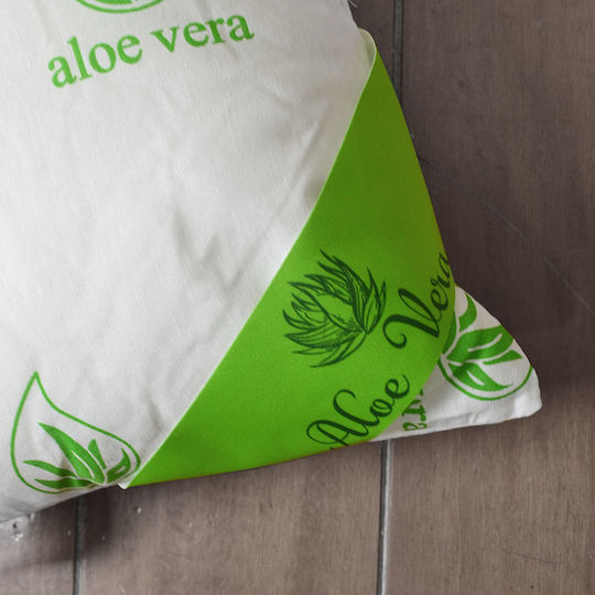 Saray Home Aloe Vera Aloe Vera Perna Pat Poliester 50x70cm 2 Bucăți
