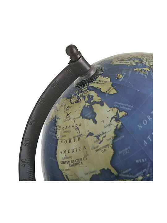 Inart World Globe with Diameter 18cm and Height 45cm