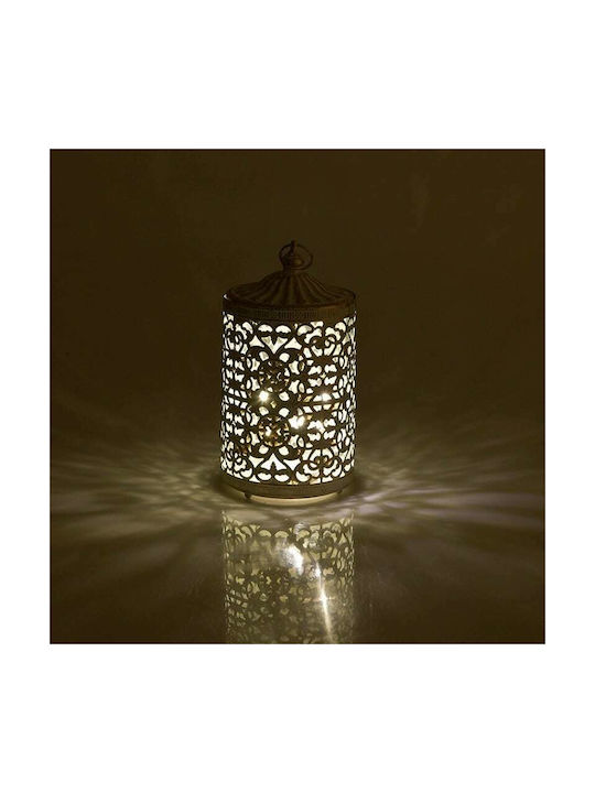 Inart Decorative Lamp Lattern LED Battery White