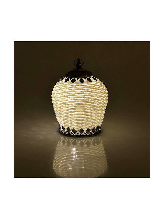 Inart Felinar Lustră Decorativă Lampion Alb
